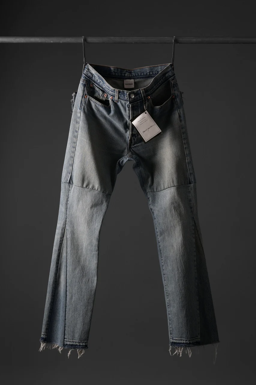 READYMADE WIDE FLARE DENIM PANTS / (BLUE #H) - Image 12