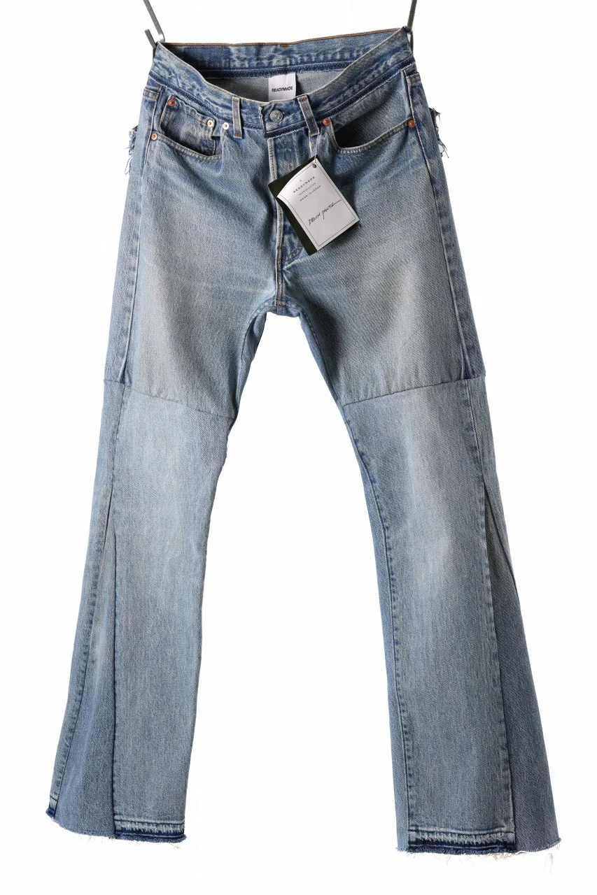 READYMADE WIDE FLARE DENIM PANTS / (BLUE #H) - Image 2