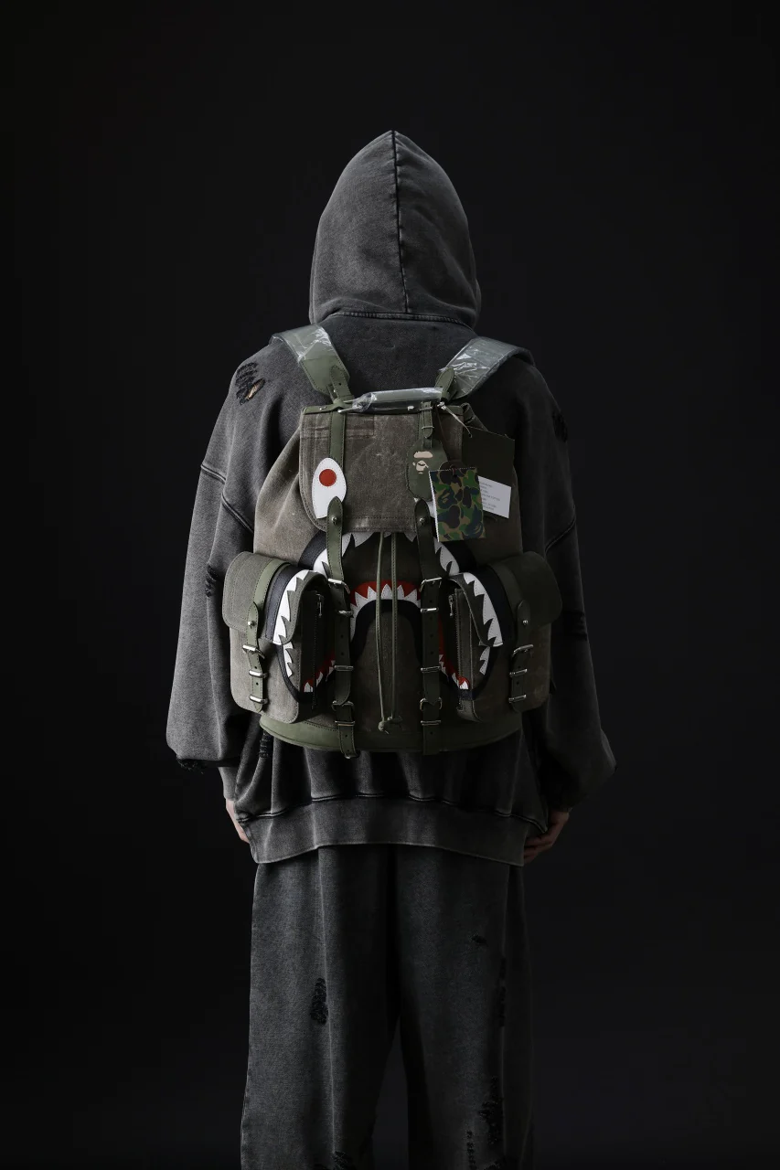 READYMADE x A BATHING APE® FIELD PACK (KHAKI) - Image 15