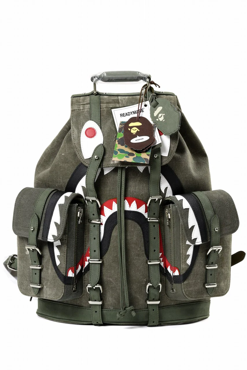 READYMADE x A BATHING APE® FIELD PACK (KHAKI) - Image 2