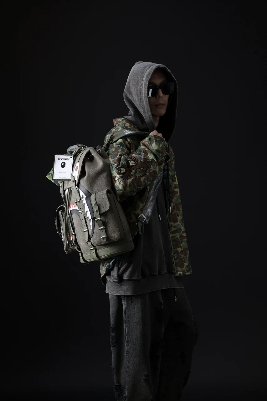 READYMADE x A BATHING APE® FIELD PACK (KHAKI) - Image 21