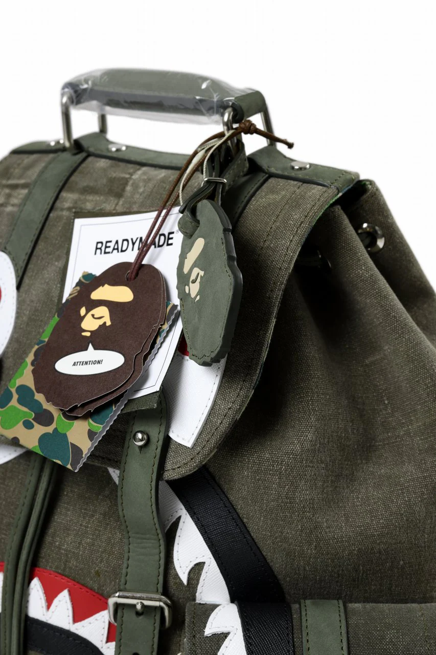 READYMADE x A BATHING APE® FIELD PACK (KHAKI) - Image 9