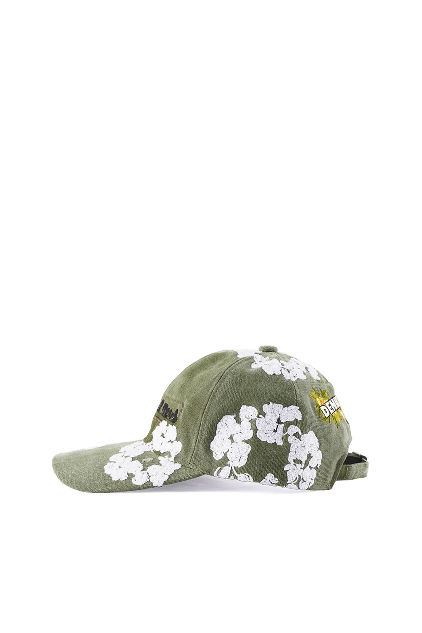 READYMADE x DENIM TEARS COTTON WREATH CAP (KHAKI) - Image 2