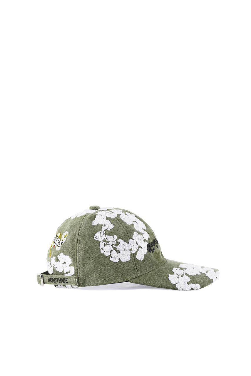 READYMADE x DENIM TEARS COTTON WREATH CAP (KHAKI) - Image 4