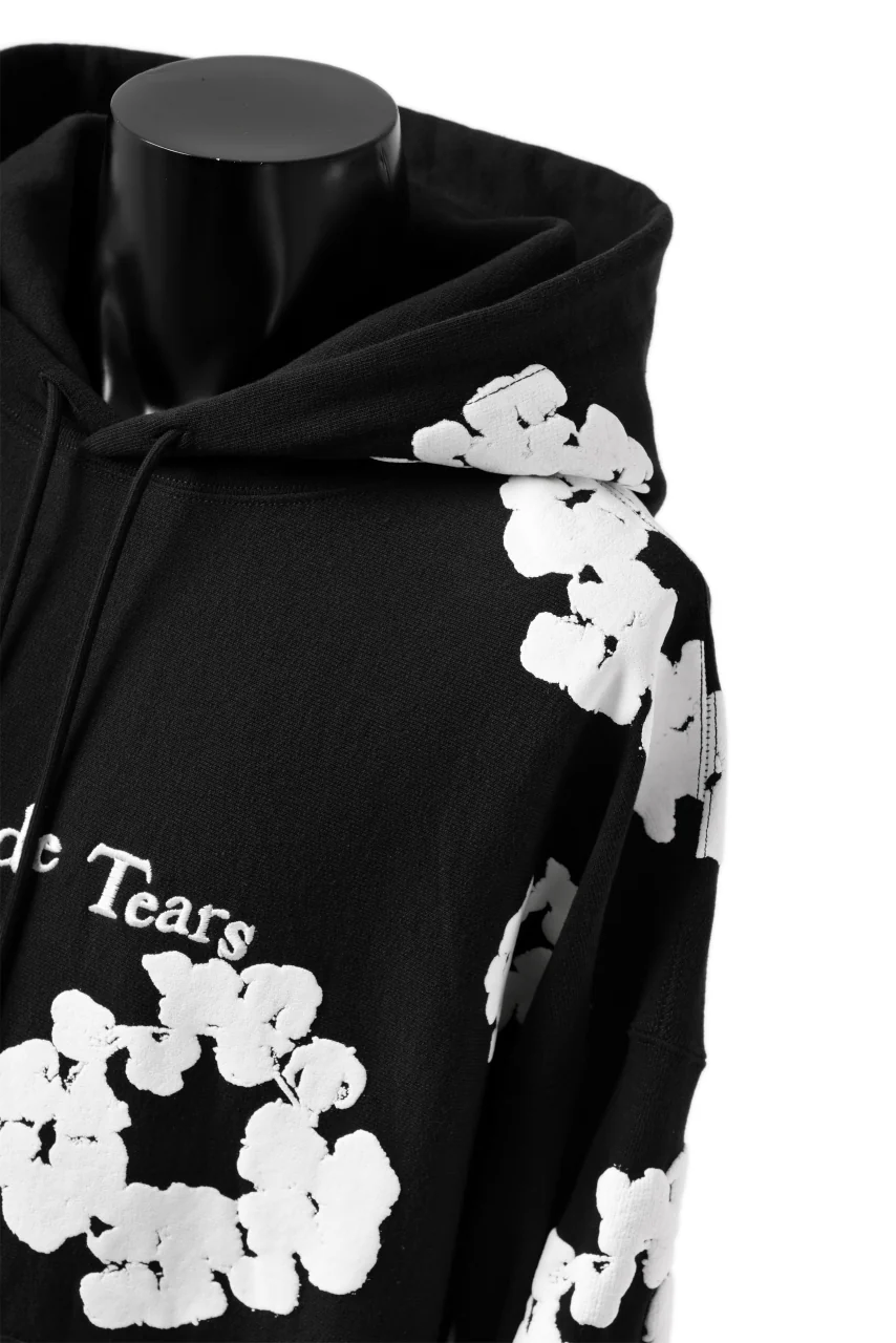 READYMADE x DENIM TEARS COTTON WREATH HOODIE (BLACK) - Image 11