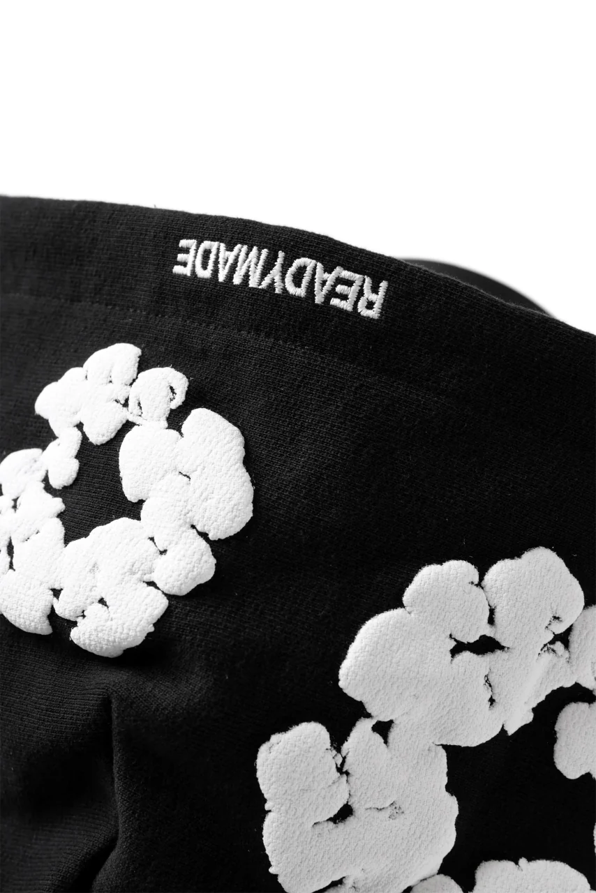 READYMADE x DENIM TEARS COTTON WREATH HOODIE (BLACK) - Image 15