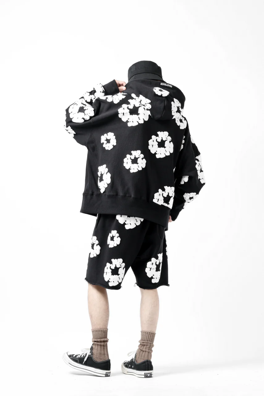 READYMADE x DENIM TEARS COTTON WREATH HOODIE (BLACK) - Image 36