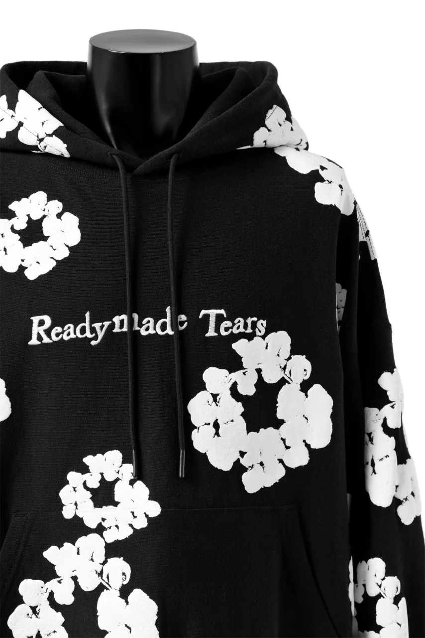 READYMADE x DENIM TEARS COTTON WREATH HOODIE (BLACK) - Image 7