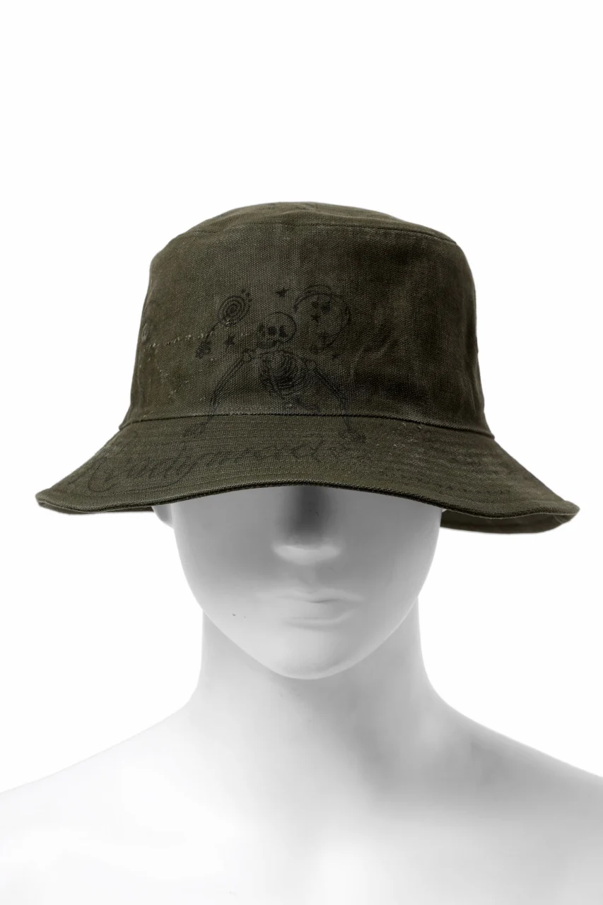 READYMADE x Dr.WOO BUCKET HAT TATOO (KHAKI)