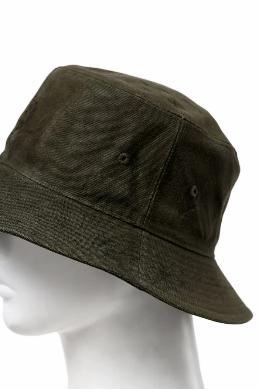 READYMADE x Dr.WOO BUCKET HAT TATOO (KHAKI) - Image 10