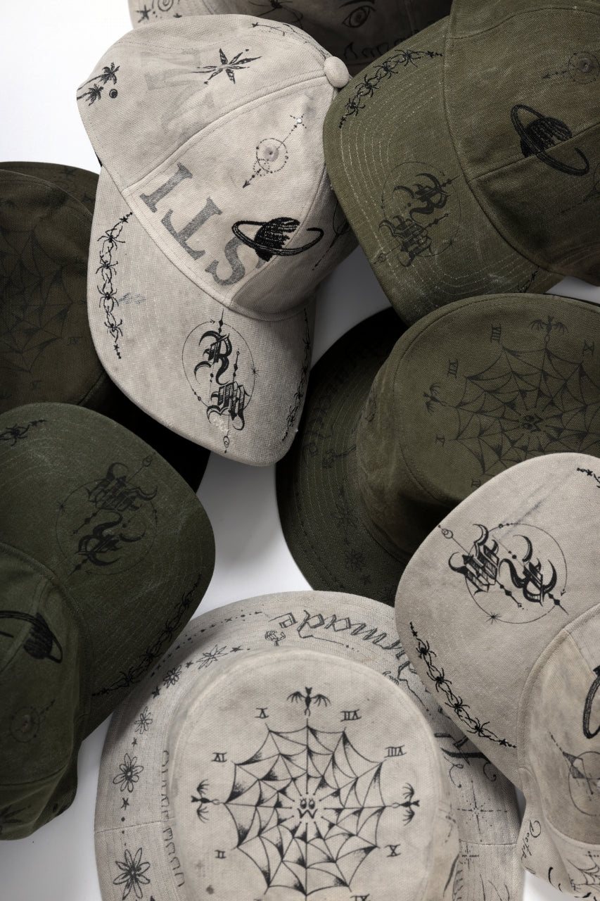 READYMADE x Dr.WOO BUCKET HAT TATOO (KHAKI) - Image 16