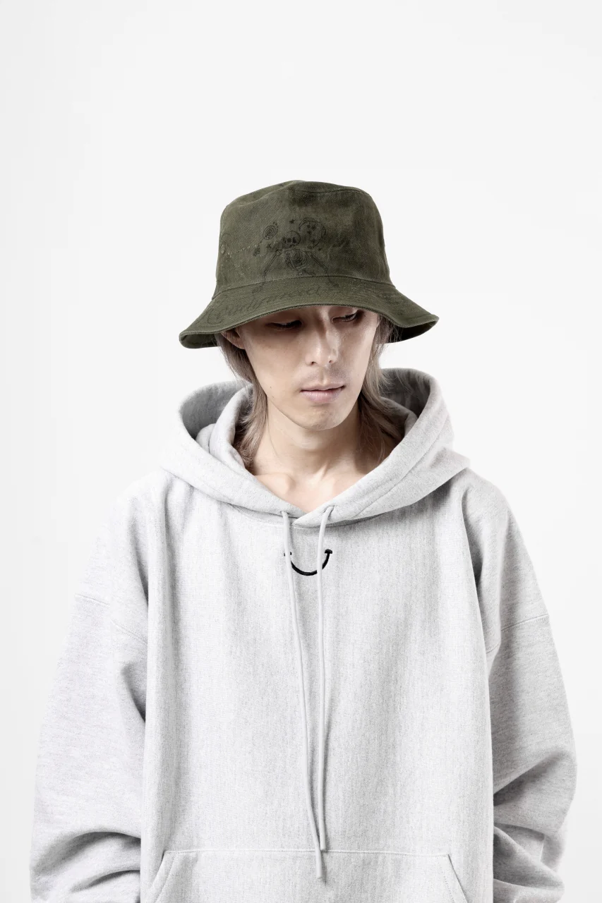 READYMADE x Dr.WOO BUCKET HAT TATOO (KHAKI) - Image 20