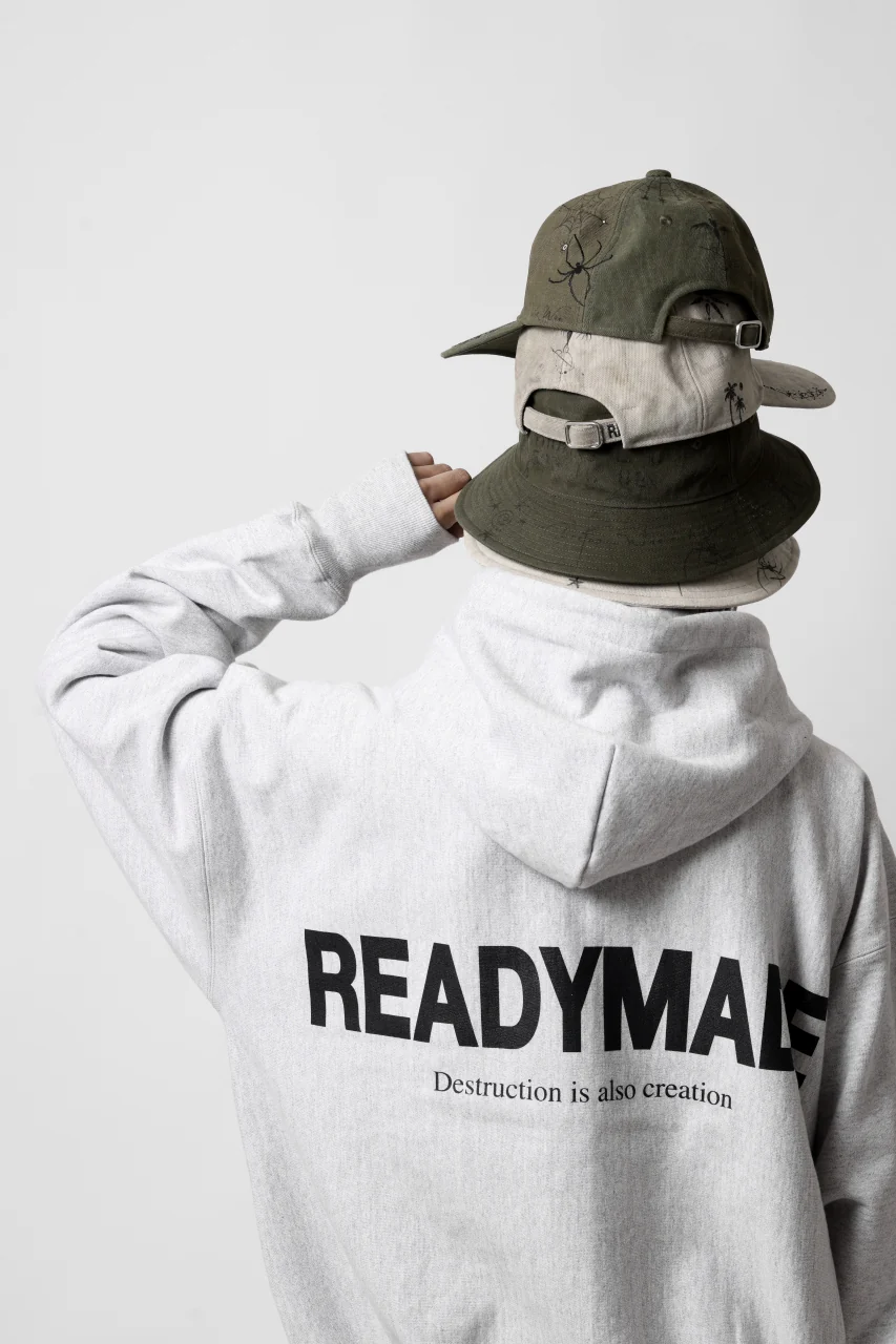 READYMADE x Dr.WOO BUCKET HAT TATOO (KHAKI) - Image 24