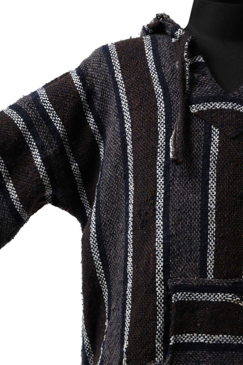 RESURRECTION HANDMADE distressed rag hoodie (MULTI STRIPE) - Image 19