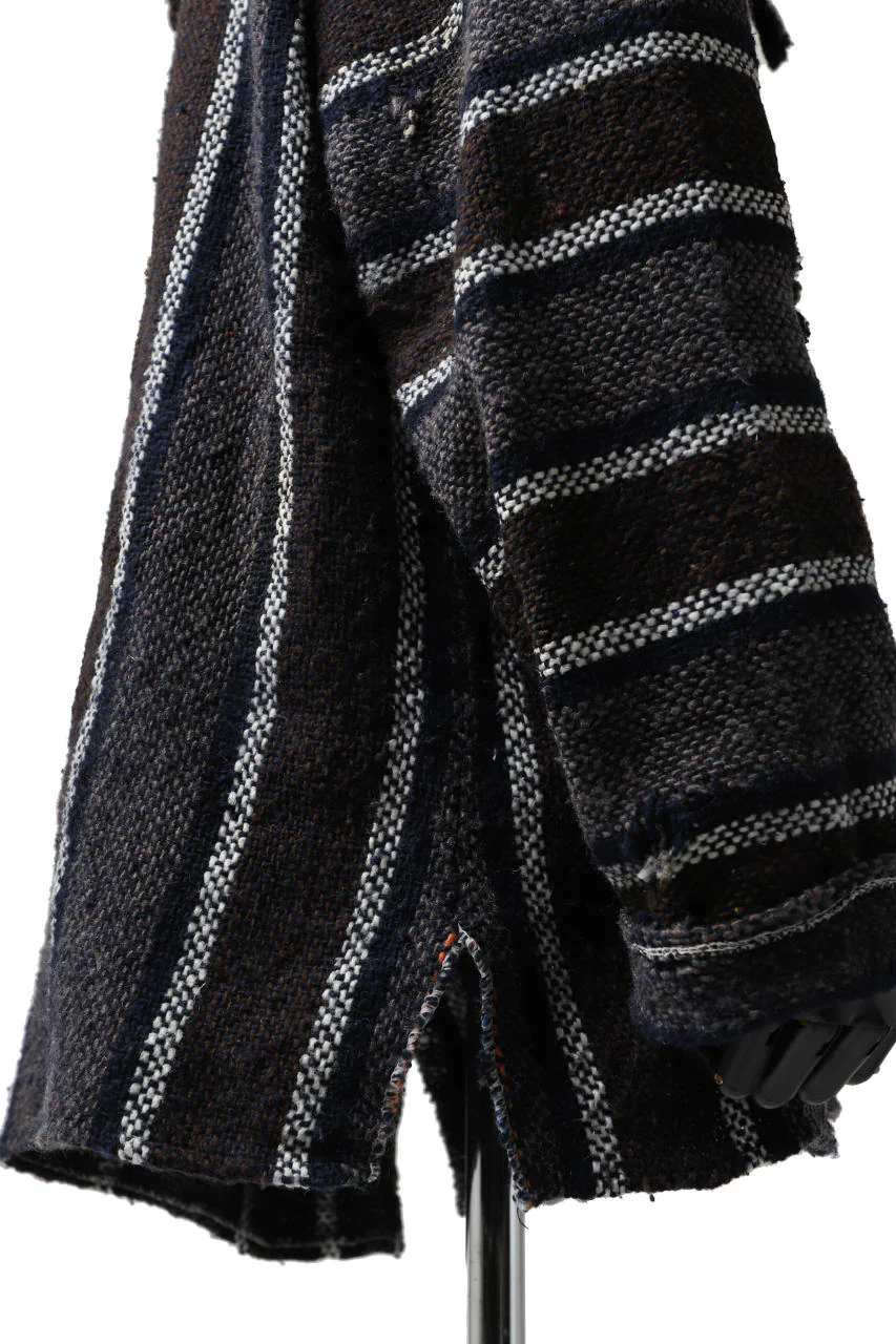 RESURRECTION HANDMADE distressed rag hoodie (MULTI STRIPE) - Image 22