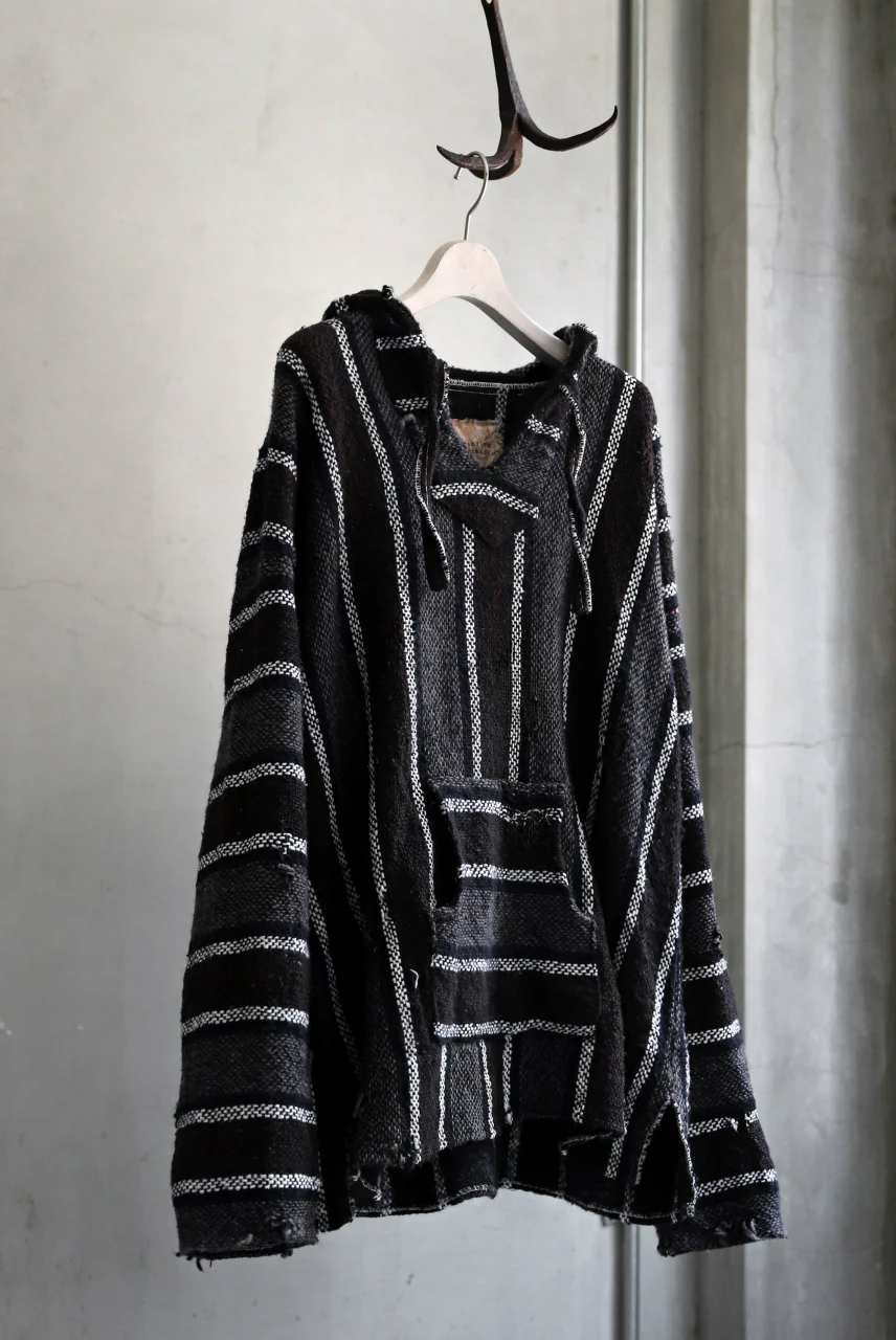 RESURRECTION HANDMADE distressed rag hoodie (MULTI STRIPE) - Image 24