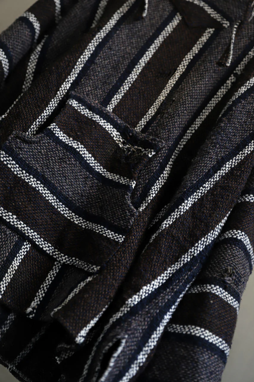 RESURRECTION HANDMADE distressed rag hoodie (MULTI STRIPE) - Image 26