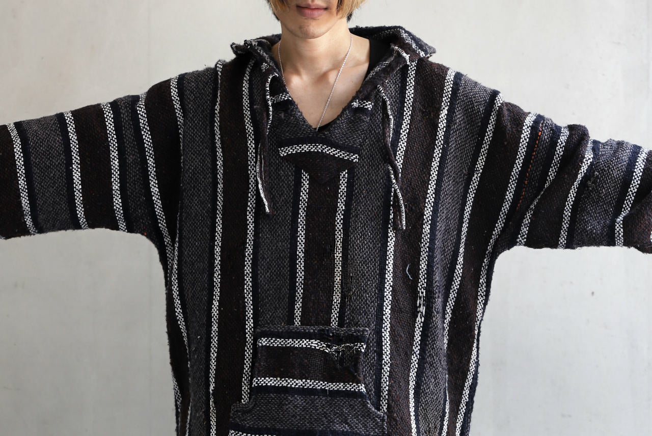 RESURRECTION HANDMADE distressed rag hoodie (MULTI STRIPE) - Image 35