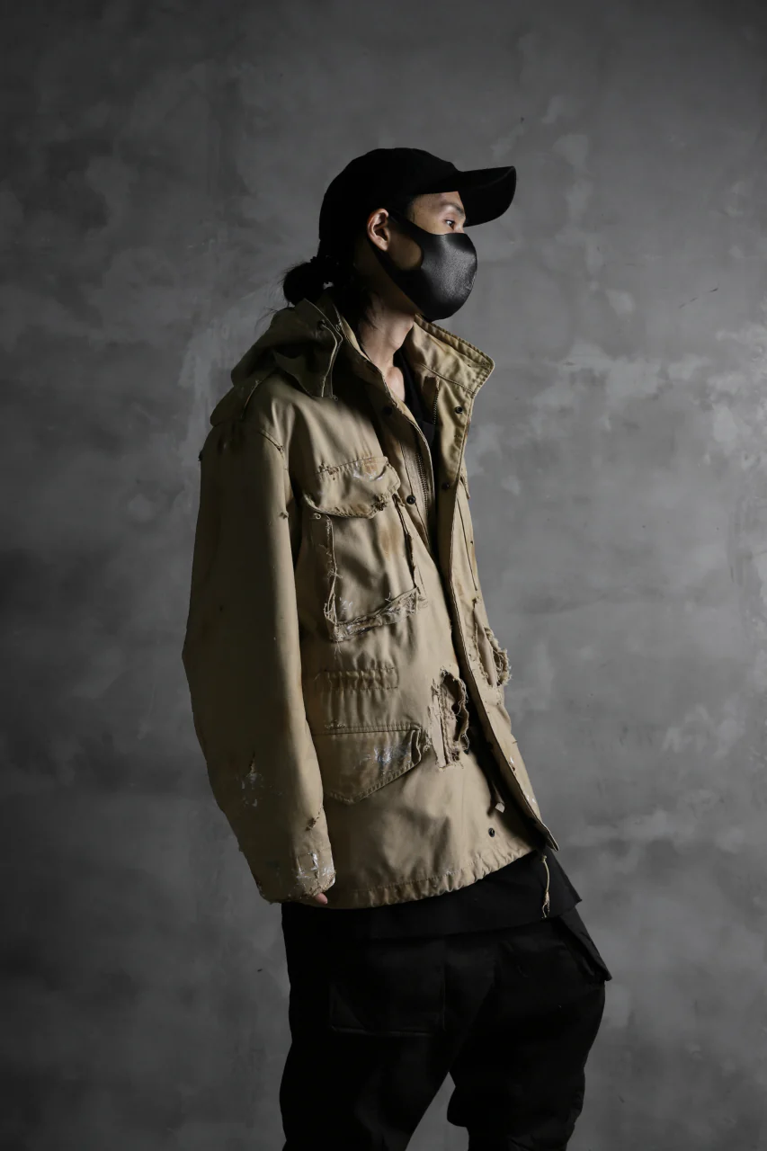 RESURRECTION HANDMADE vintage damage M-65 jacket (DESIRT BEIGE) - Image 17