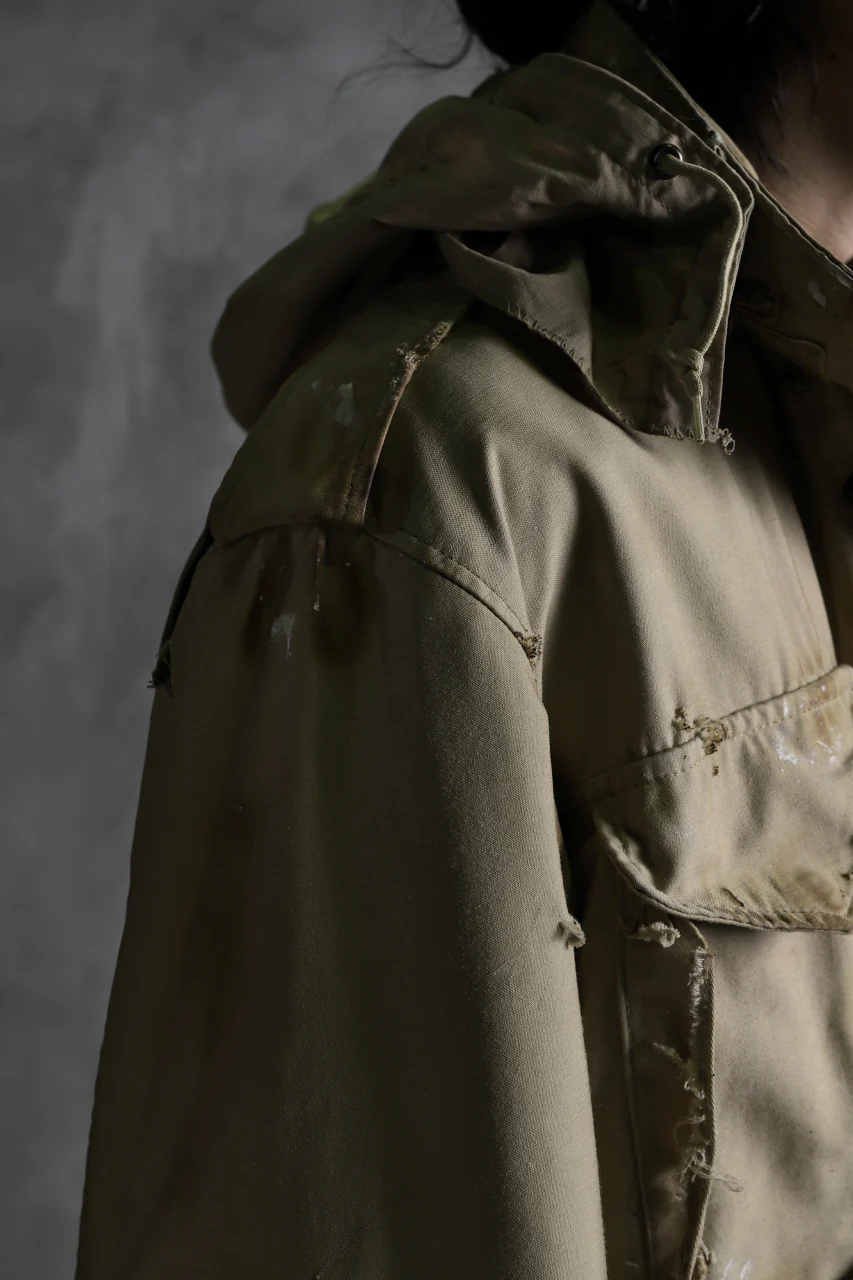 RESURRECTION HANDMADE vintage damage M-65 jacket (DESIRT BEIGE) - Image 20