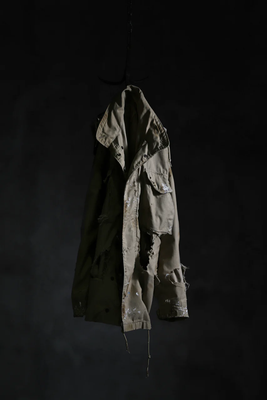 RESURRECTION HANDMADE vintage damage M-65 jacket (DESIRT BEIGE) - Image 26