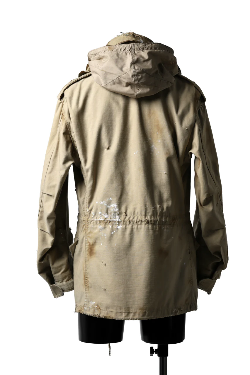 RESURRECTION HANDMADE vintage damage M-65 jacket (DESIRT BEIGE) - Image 5
