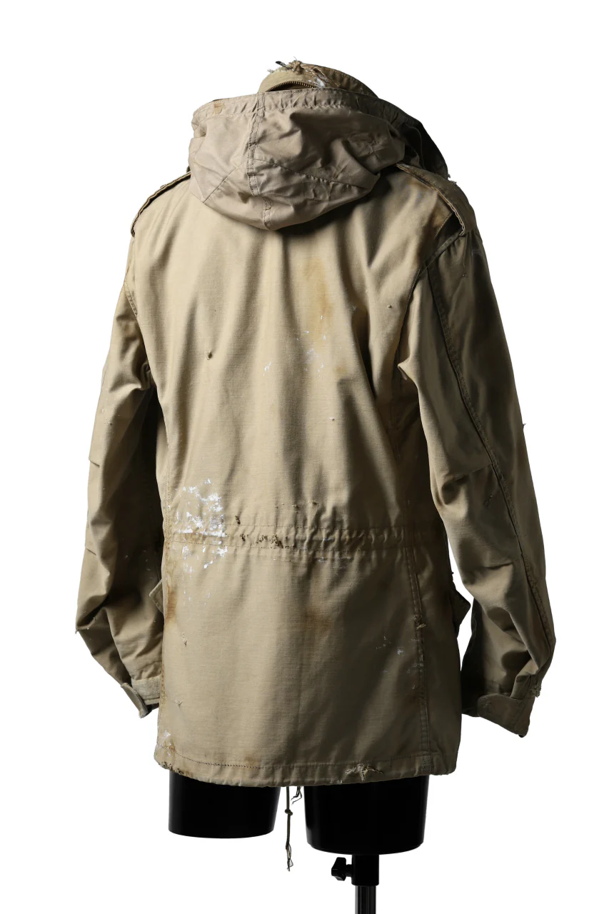 RESURRECTION HANDMADE vintage damage M-65 jacket (DESIRT BEIGE) - Image 6