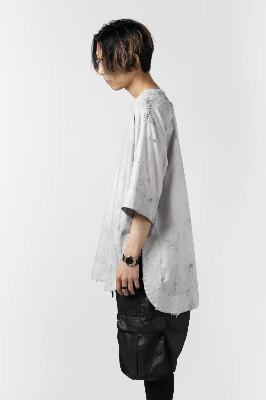 RESURRECTION x LOOM Re-production DYEING TUNICA TOPS (LIGHT GRAY) - Image 23