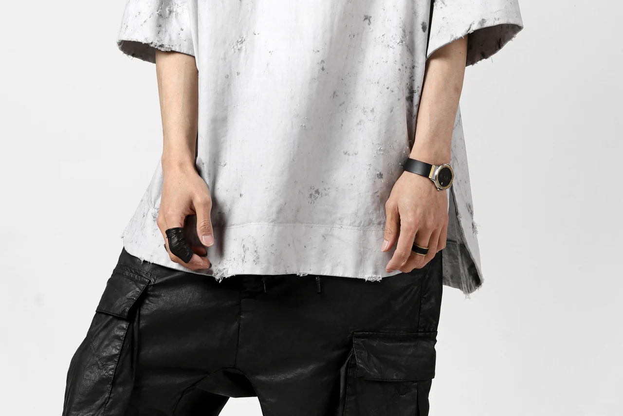 RESURRECTION x LOOM Re-production DYEING TUNICA TOPS (LIGHT GRAY) - Image 29