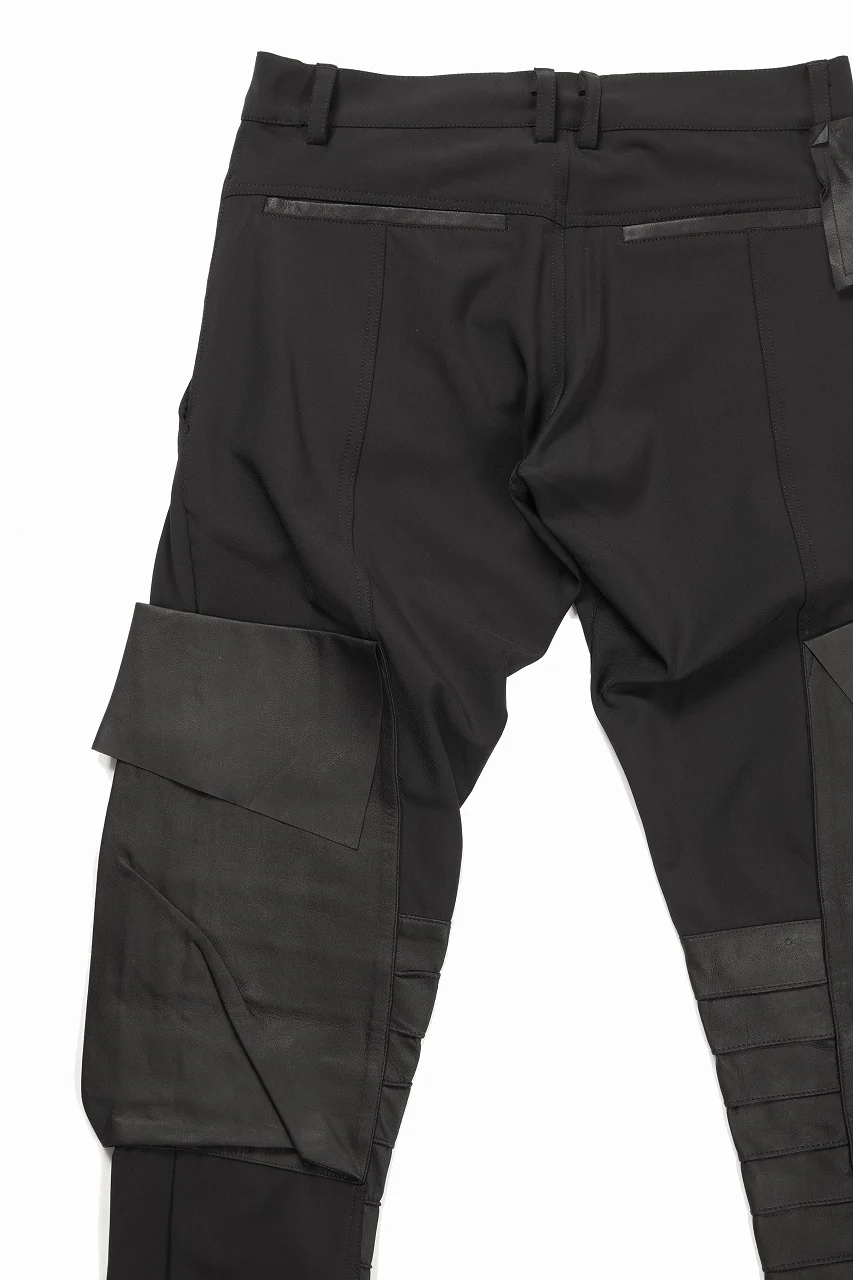 【SAMPLE SALE】A.F ARTEFACT BIKER SKINNY CARGO PANTS (BLACK) - Image 7