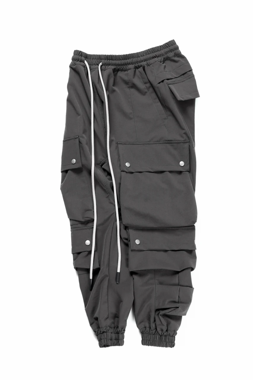 【SAMPLE SALE】A.F ARTEFACT MILITARY SARROUEL PANTS / TECH-SMOOTH (GREY) - Image 3