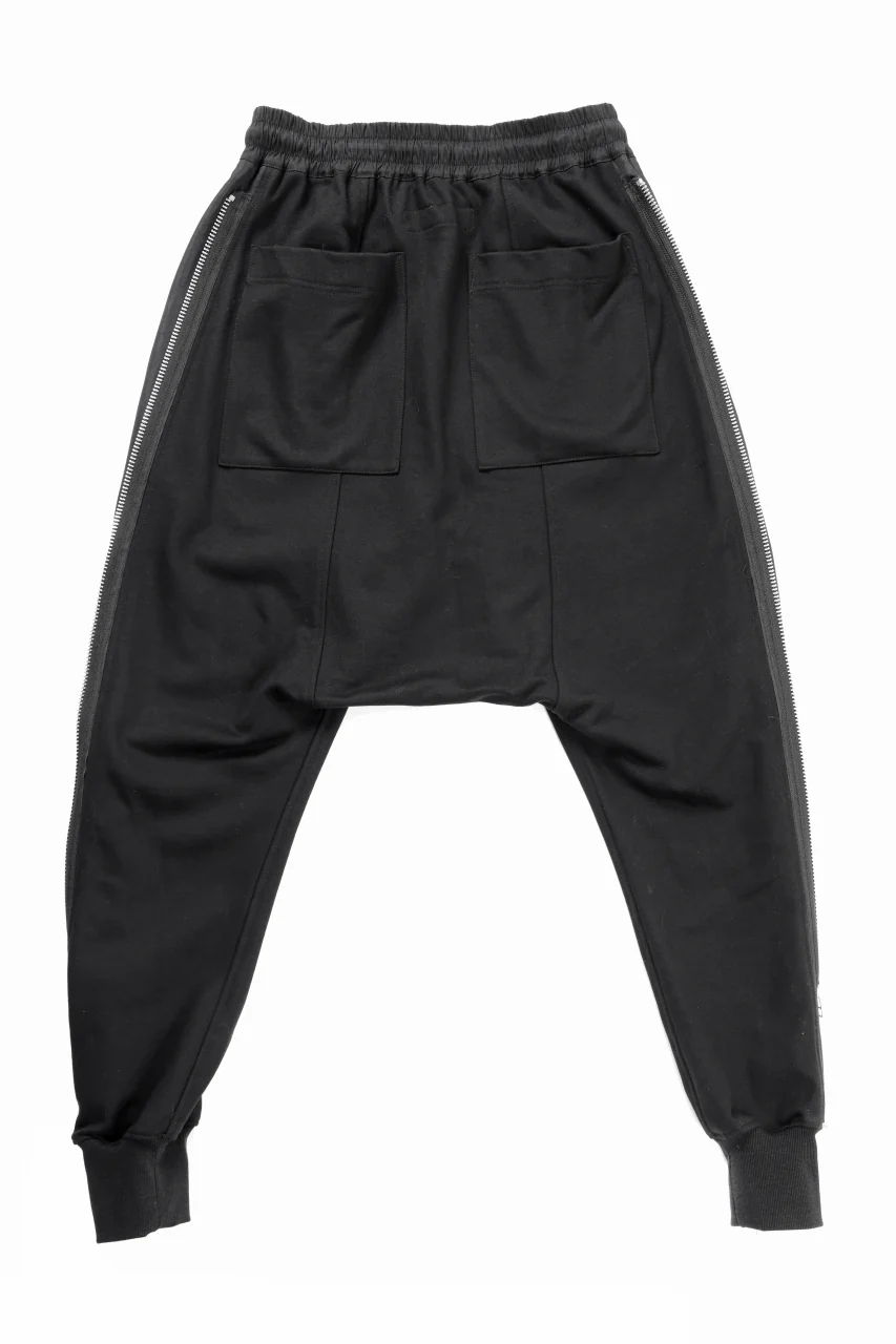 A.F ARTEFACT SIDE ZIP SARROUEL TRACK PANTS (BLACK) - Image 4