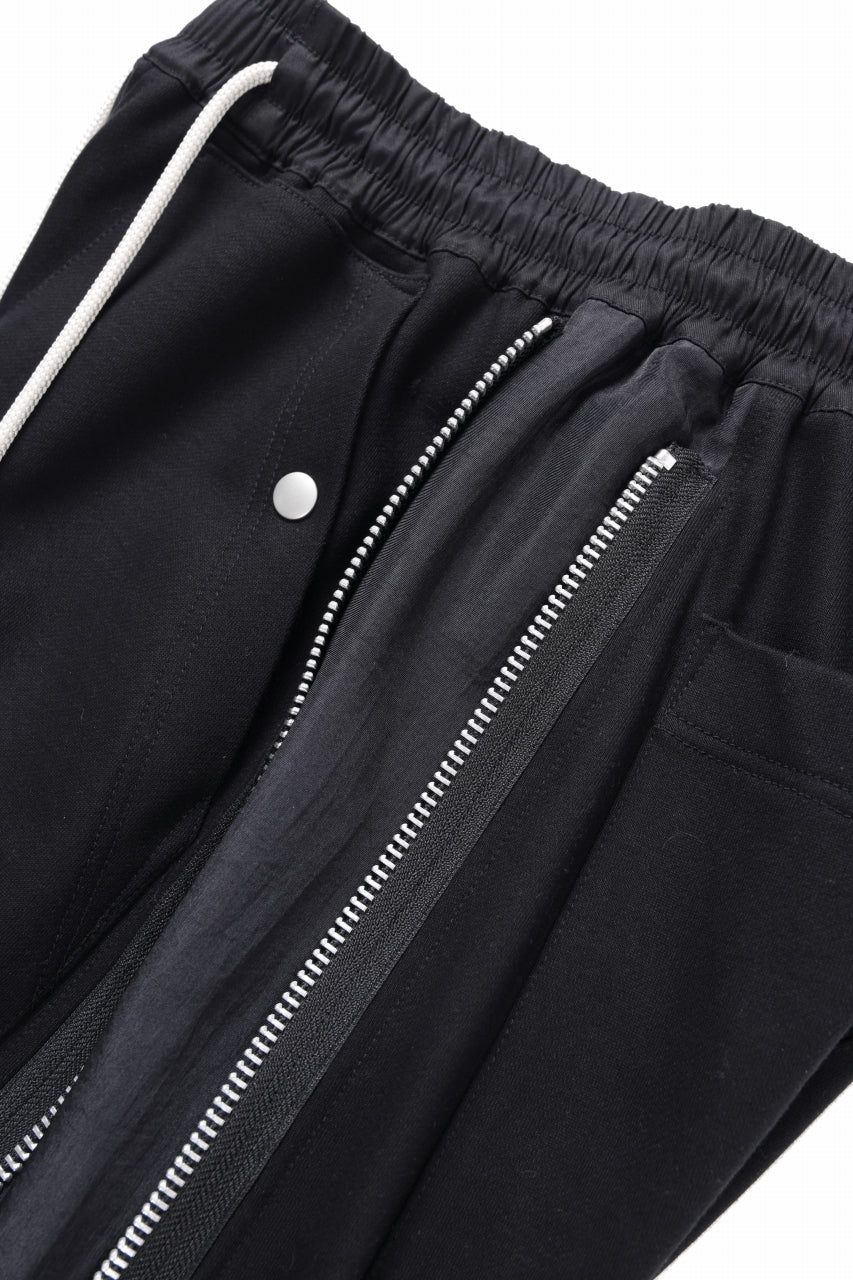 A.F ARTEFACT SIDE ZIP SARROUEL TRACK PANTS (BLACK) - Image 5