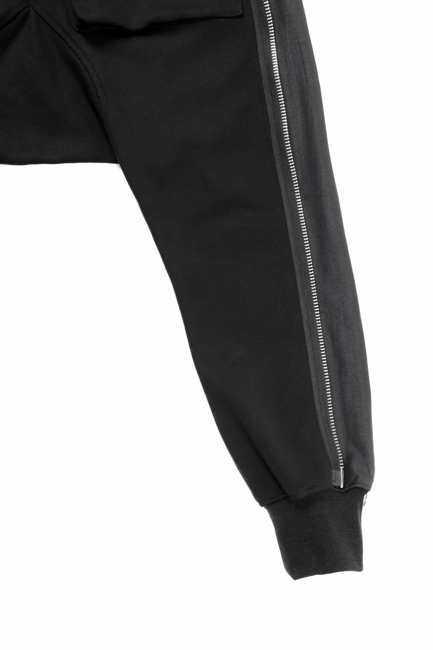 A.F ARTEFACT SIDE ZIP SARROUEL TRACK PANTS (BLACK) - Image 6