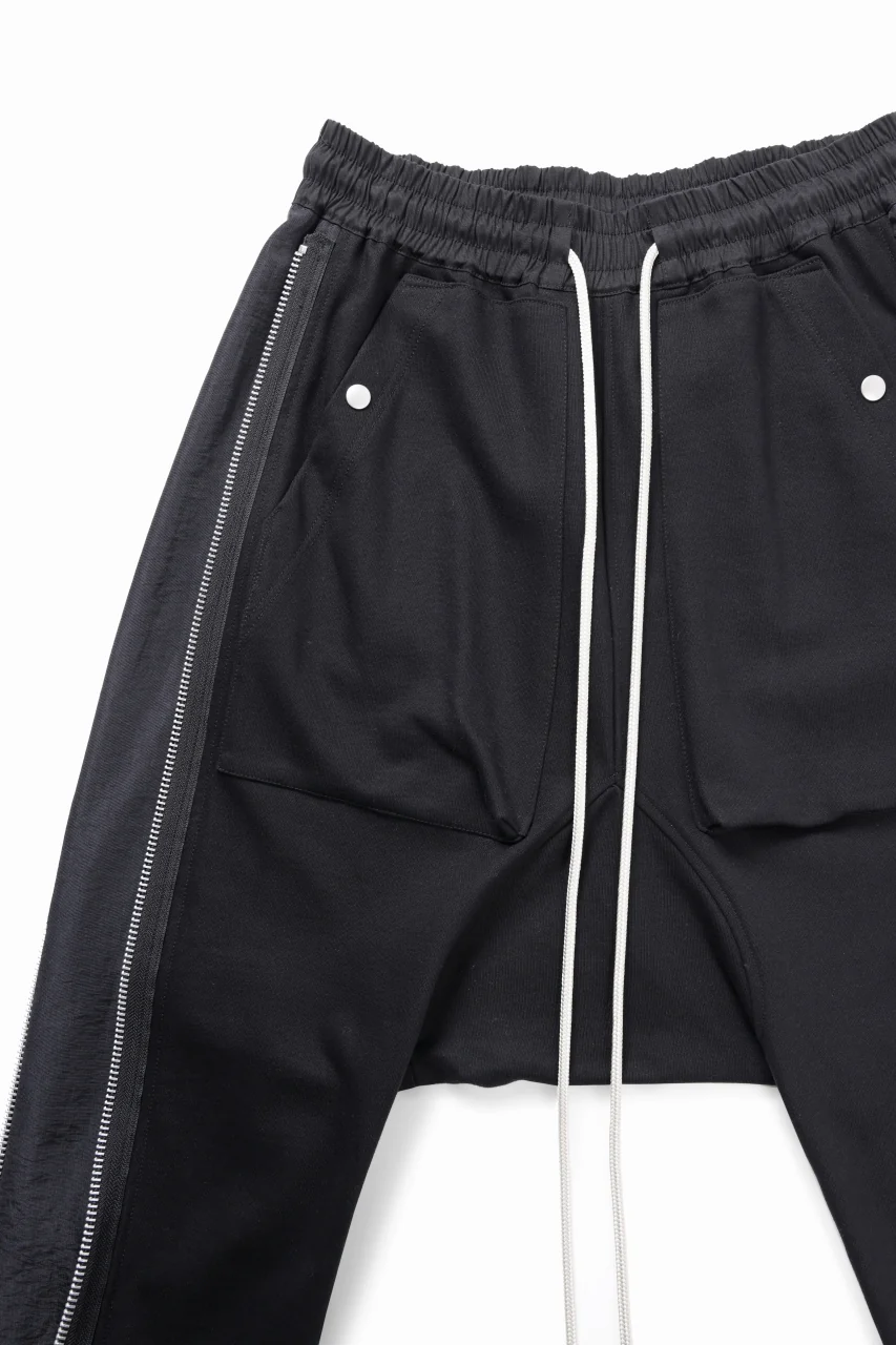 A.F ARTEFACT SIDE ZIP SARROUEL TRACK PANTS (BLACK) - Image 7