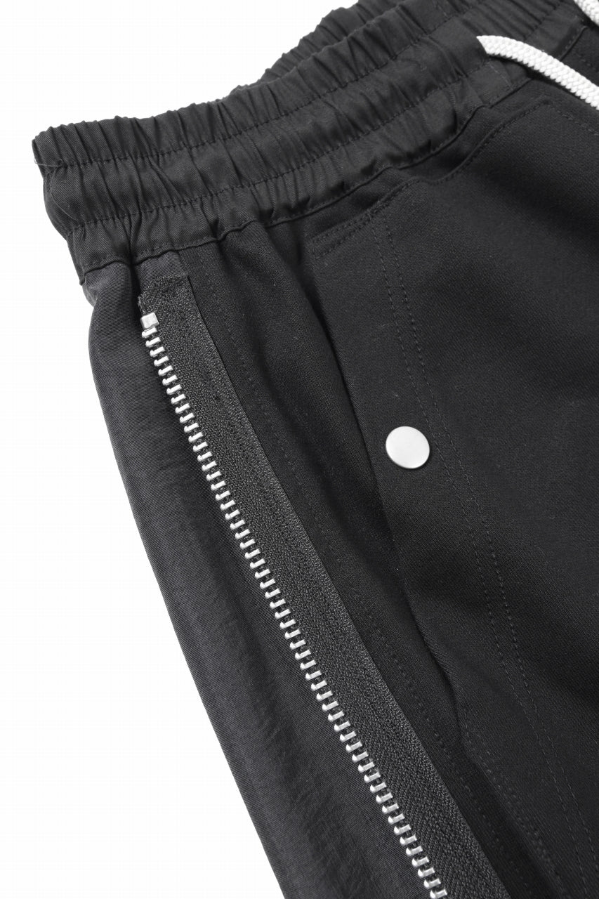 A.F ARTEFACT SIDE ZIP SARROUEL TRACK PANTS (BLACK) - Image 8