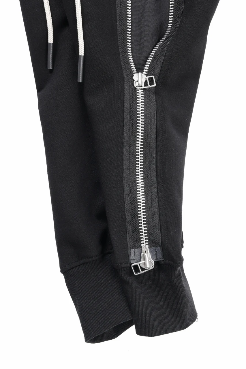 A.F ARTEFACT SIDE ZIP SARROUEL TRACK PANTS (BLACK) - Image 9
