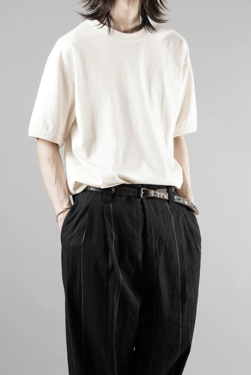 【SAMPLE SALE】A.F ARTEFACT TURTLE NECK KNIT TOP with FRINGE / BREND WOOL (BLACK) - Image 8