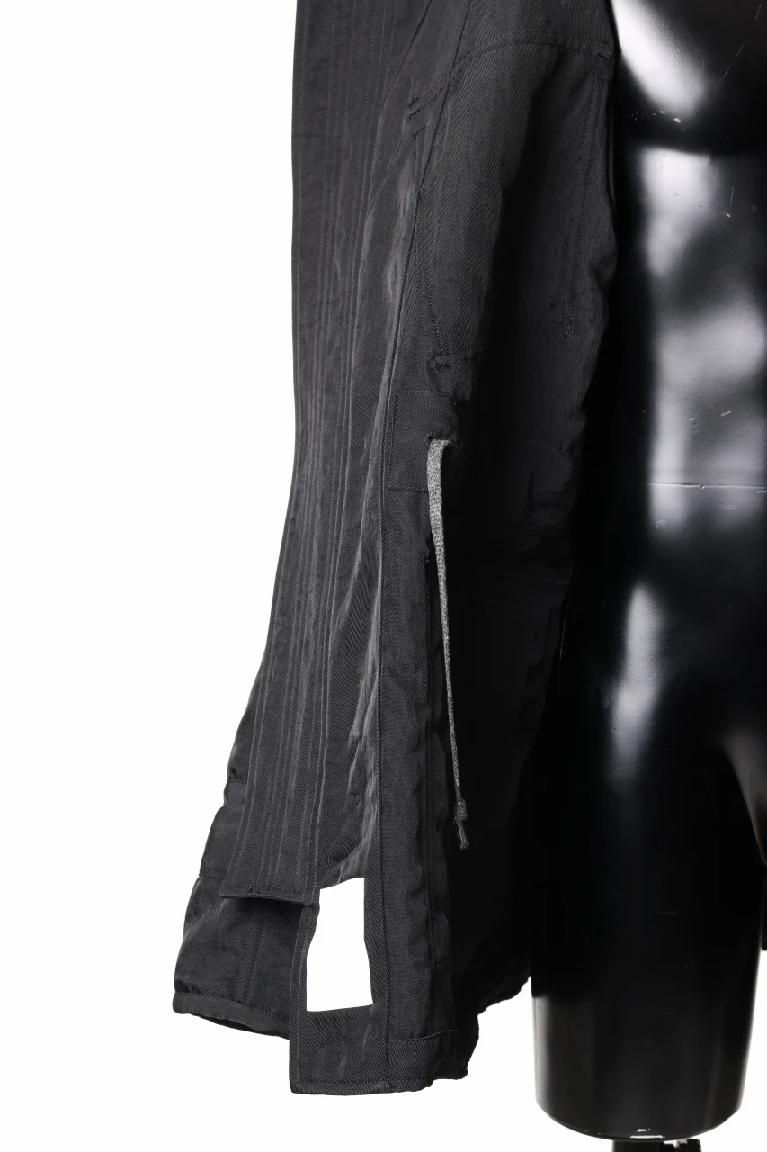 sus-sous 50's British MIDDLE PARKA / Vintage Flight Twill Nylon (BLACK) - Image 20
