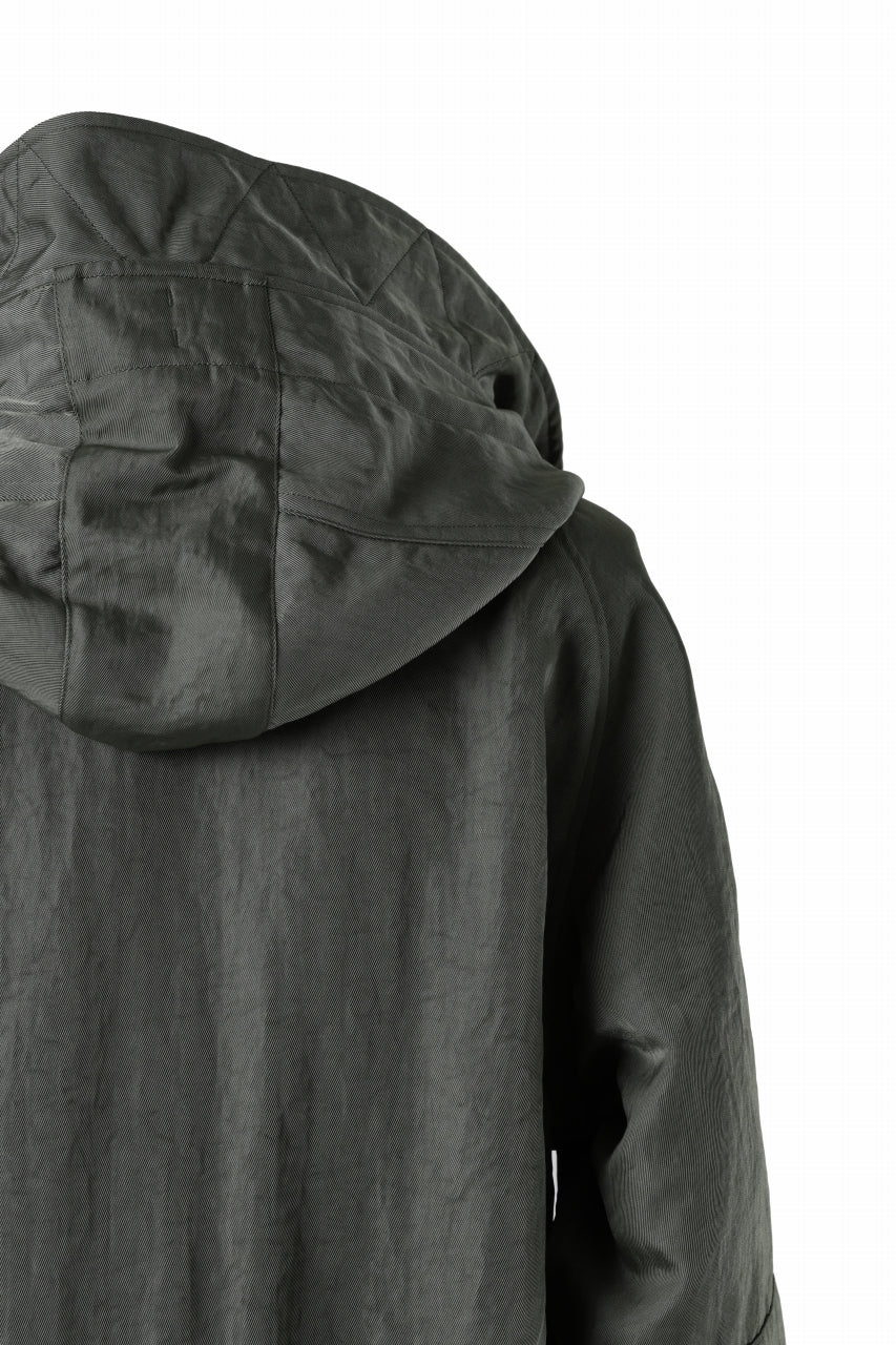 sus-sous 50's British MIDDLE PARKA / Vintage Flight Twill Nylon (SAGE GREEN) - Image 15