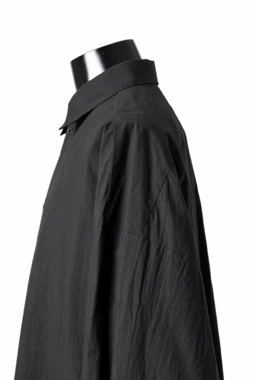 sus-sous atelier L/S shirts / 60/1 typewriter (BLACK) - Image 14