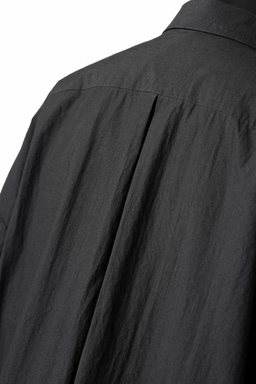 sus-sous atelier L/S shirts / 60/1 typewriter (BLACK) - Image 16