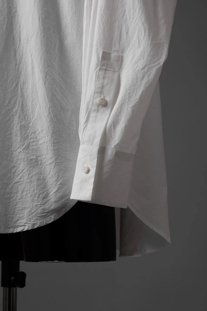 sus-sous atelier L/S shirts / 60/1 typewriter (WHITE) - Image 10