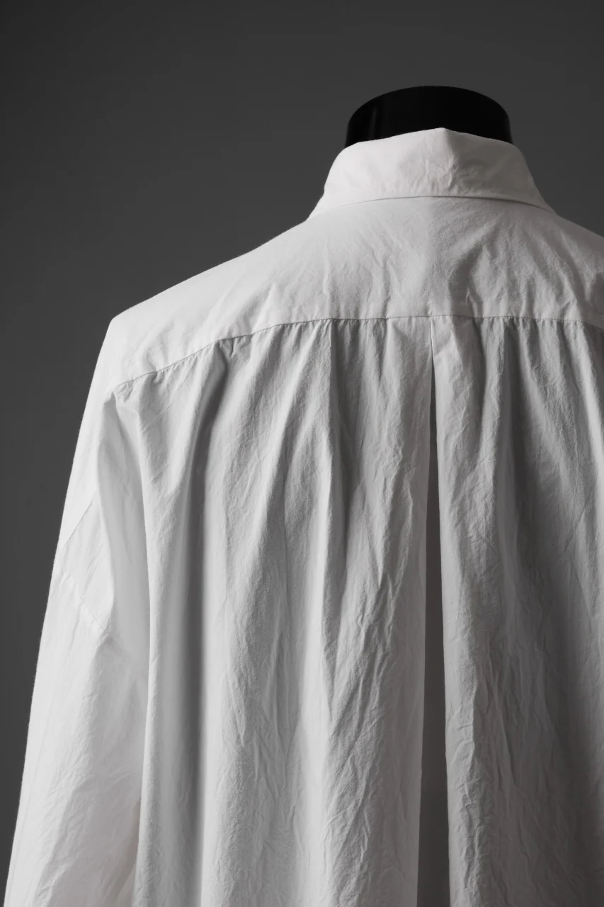sus-sous atelier L/S shirts / 60/1 typewriter (WHITE) - Image 11