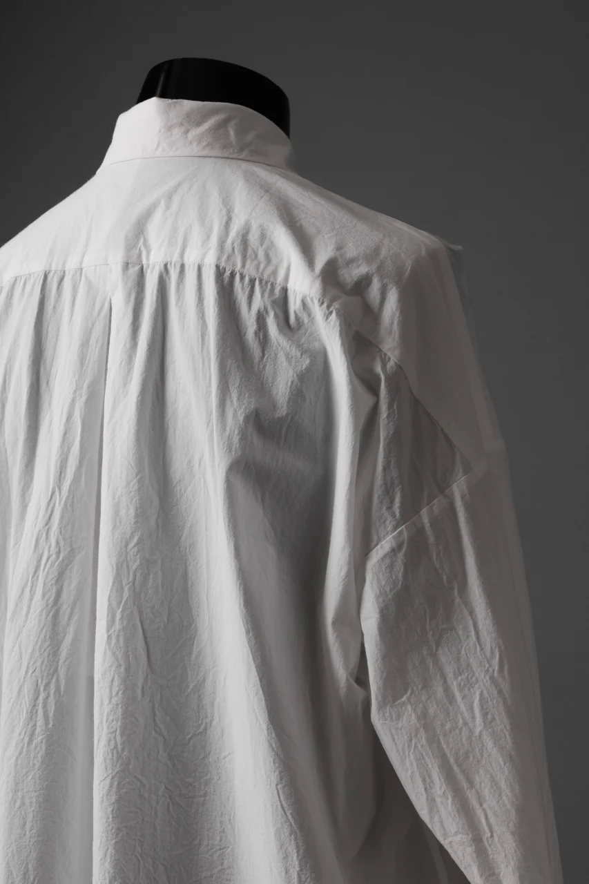 sus-sous atelier L/S shirts / 60/1 typewriter (WHITE) - Image 12