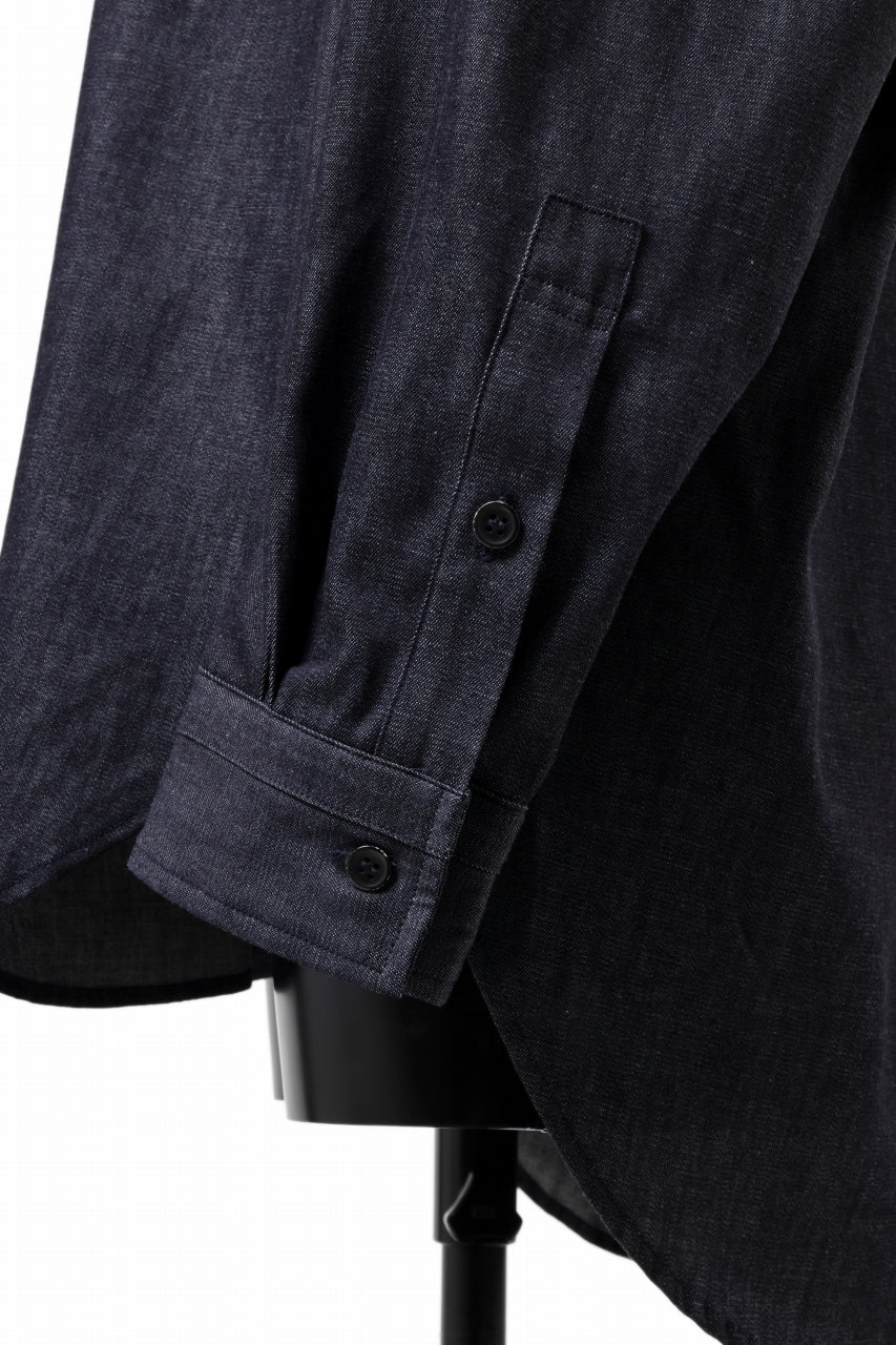 sus-sous atelier L/S shirts / 6oz uneven yarn denim (INDIGO / RIGID) - Image 12