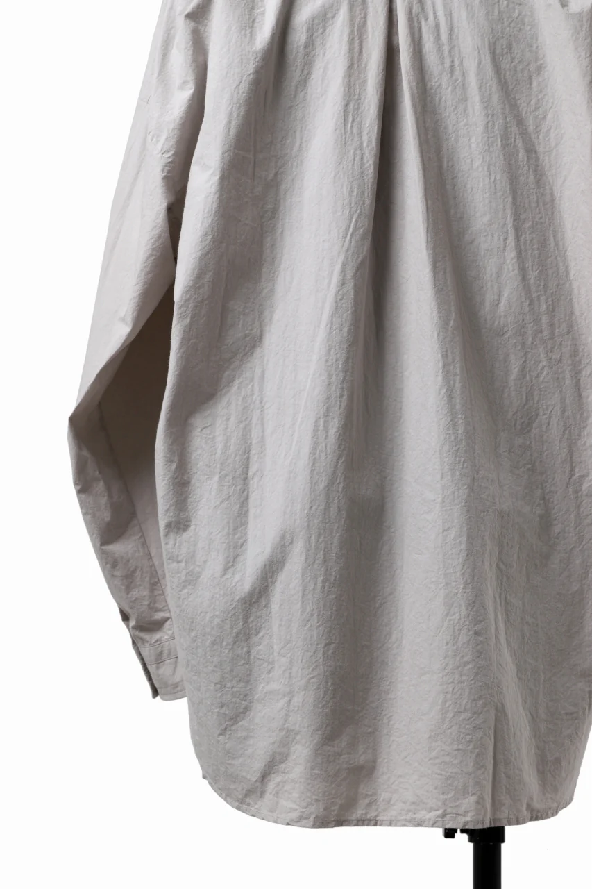 sus-sous atelier L/S shirts / 80/1 typewriter (GRAY) - Image 17