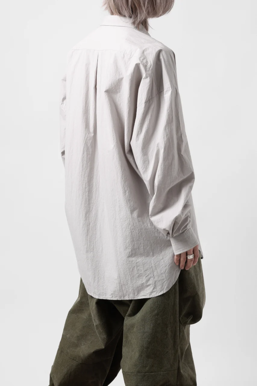 sus-sous atelier L/S shirts / 80/1 typewriter (GRAY) - Image 25