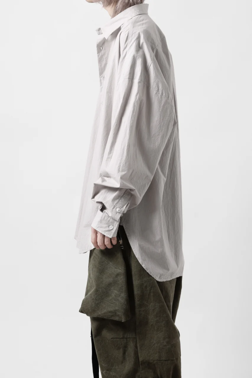 sus-sous atelier L/S shirts / 80/1 typewriter (GRAY) - Image 27