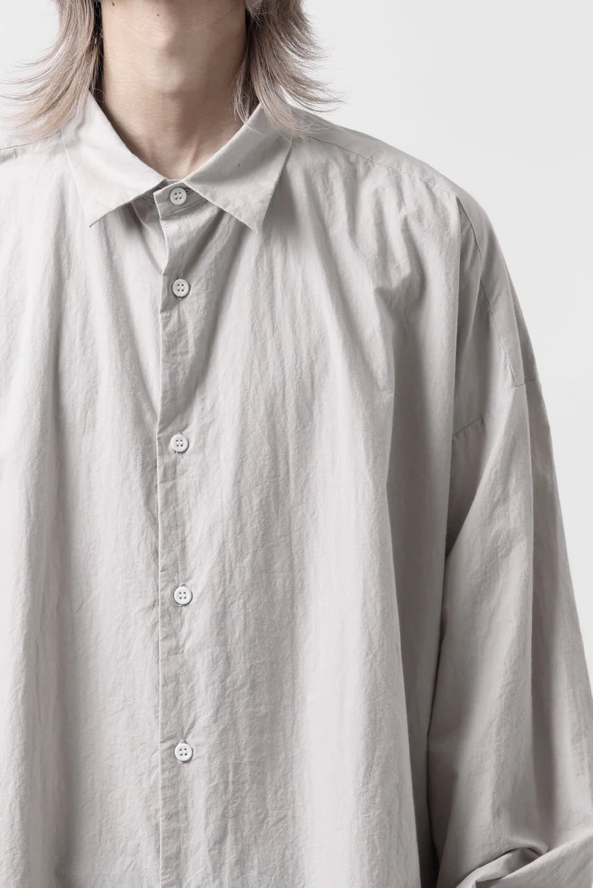sus-sous atelier L/S shirts / 80/1 typewriter (GRAY) - Image 32